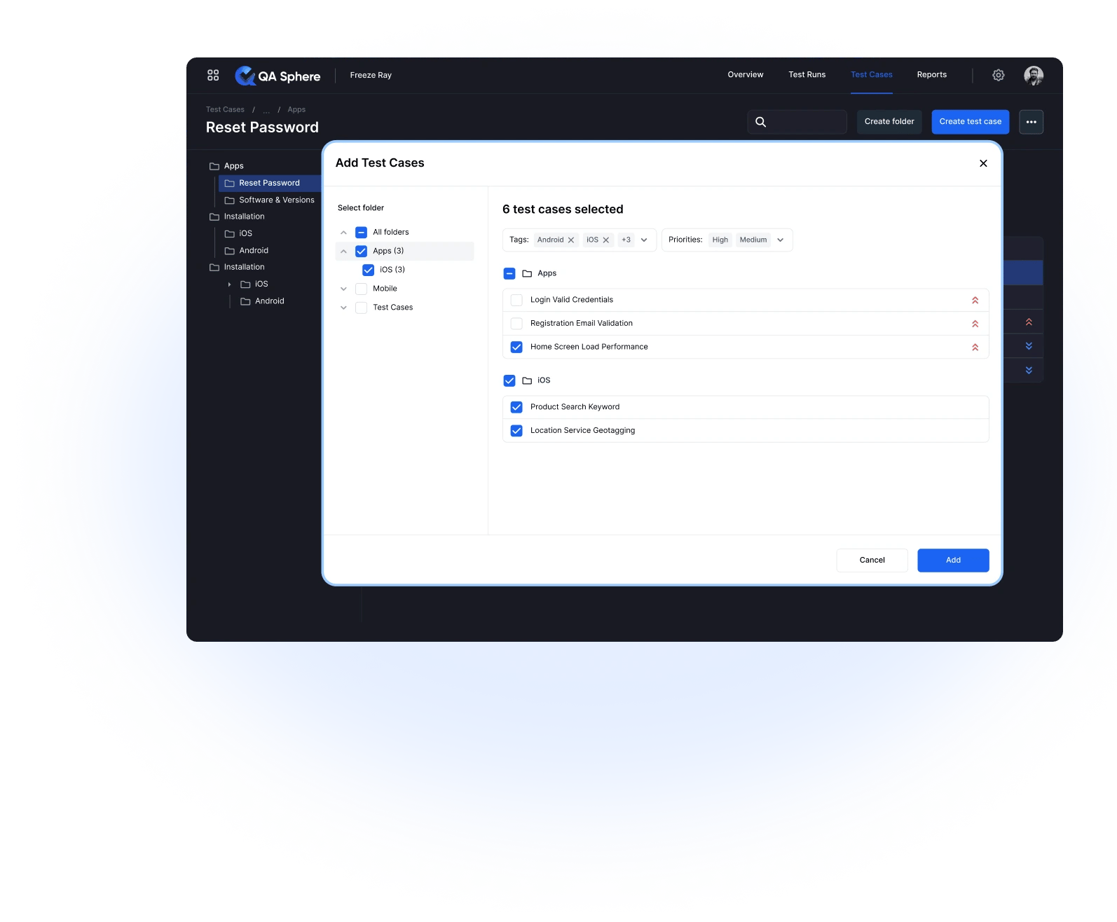Organized Test Case Library
